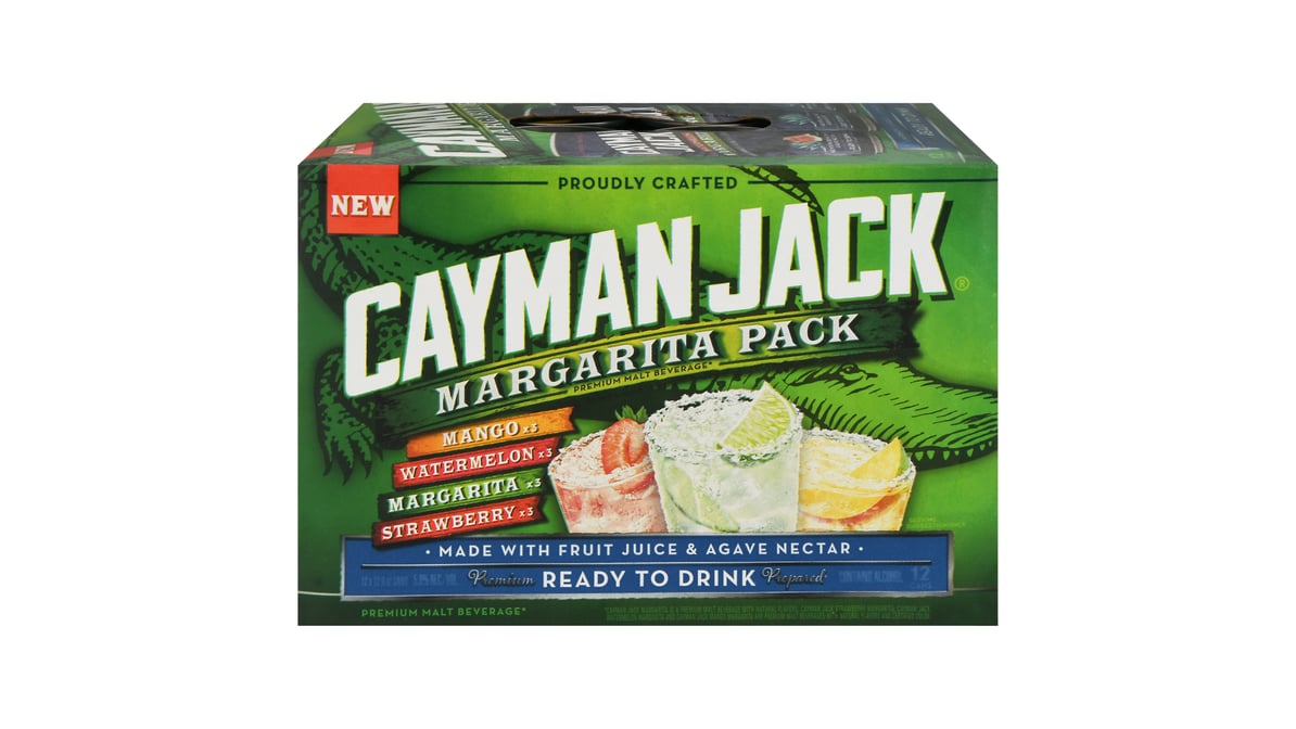 Cayman Jack RTD Margarita Cans Variety Pack (12 oz x 12 ct)