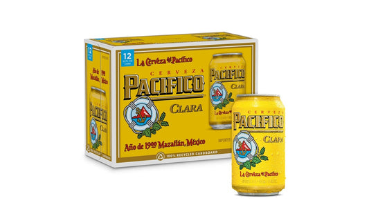 Pacifico Lager Mexican Beer Cans (12 oz x 12 ct)