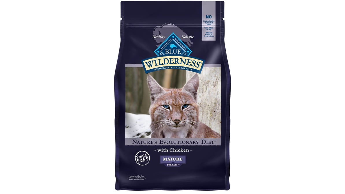 Blue Buffalo Wilderness High Protein Natural Dry Cat Food Chicken (5 lb)