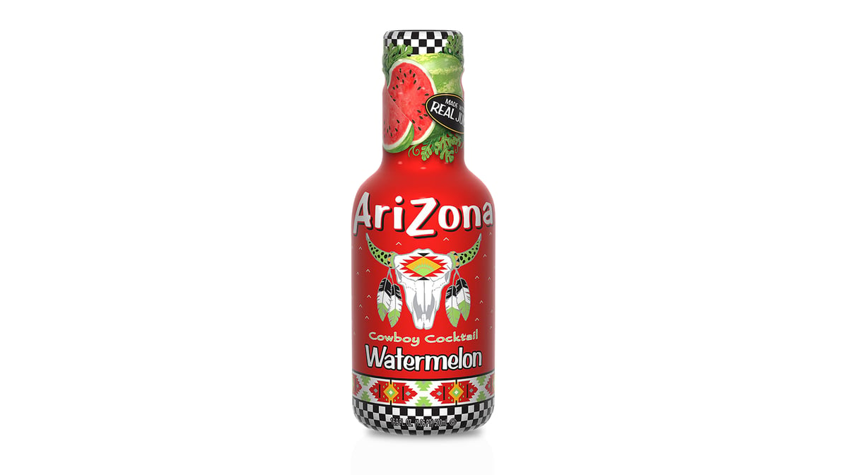 AriZona Watermelon Fruit Juice Cocktail Bottle (16 oz)