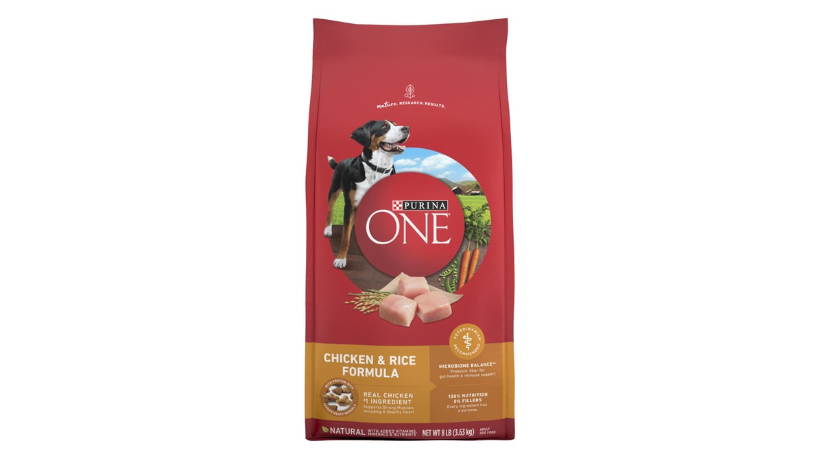Purina One Smartblend Chicken & Rice Dry Dog Food (8 lb)