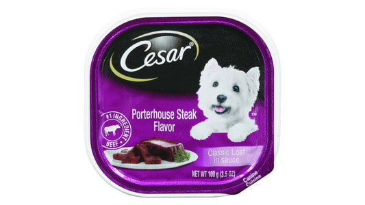 Cesar Porterhouse Steak Flavor Loaf in Sauce Wet Dog Food (3.5 oz)