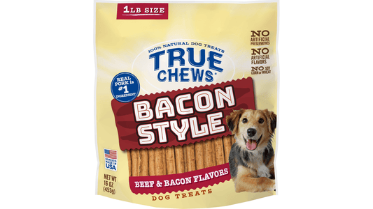 True Chews Dog Treats Beef and Bacon (16 oz)