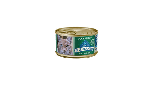 Blue Buffalo Wilderness High Protein Grain Free Natural Adult Pate Cat Food Duck (3 oz)