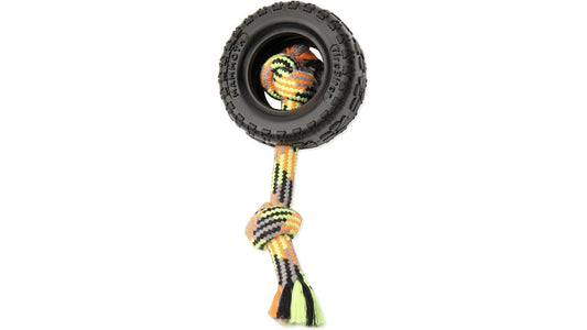 Mammoth TireBiter II Dog Toy with Rope Small
