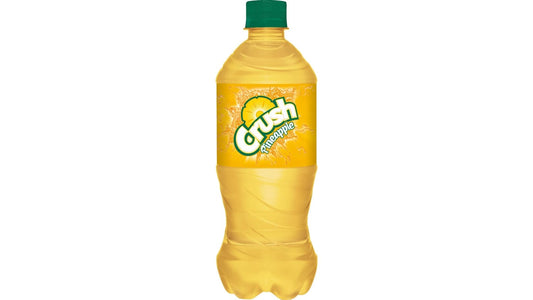 Crush Caffeine Free Soda Pineapple Bottle (20 oz)