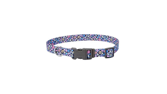 Styles 0.625" x 10"-14" Adjustable Dog Collar Special Brown Paw