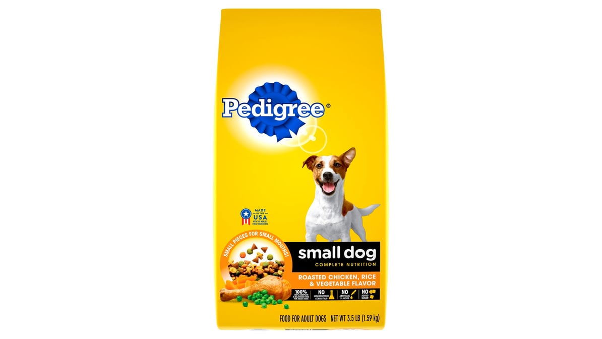 Pedigree Roasted Chicken Rice & Vegetable Dry Adult Dog Food (3.5 lb)