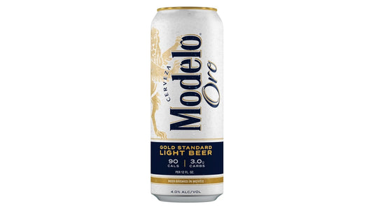 Modelo Oro Mexican Light Beer Can (24 oz)