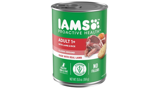 Iams Proactive Health Adult Classic Ground Wet Dog Food with Lamb and Rice (13 oz)