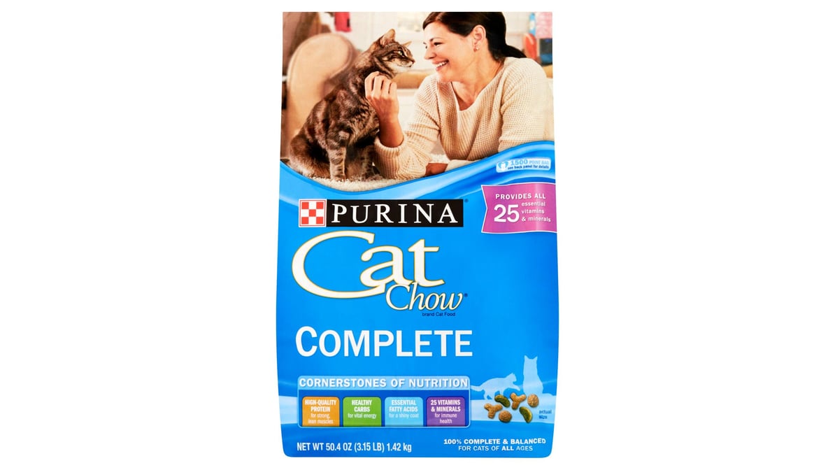 Purina Cat Chow Complete Dry Cat Food (50.4 oz)