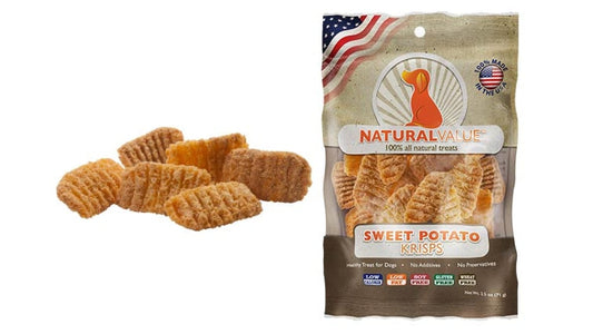 Loving Pets Natural Value Dog Treats Sweet Potato Krisps (2.5 oz)