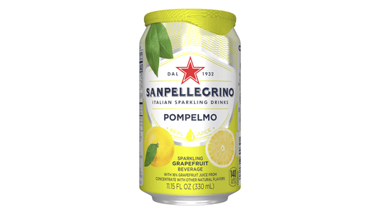 Sanpellegrino Pompelmo Italian Sparkling Juice Grapefruit Can (11.15 oz)