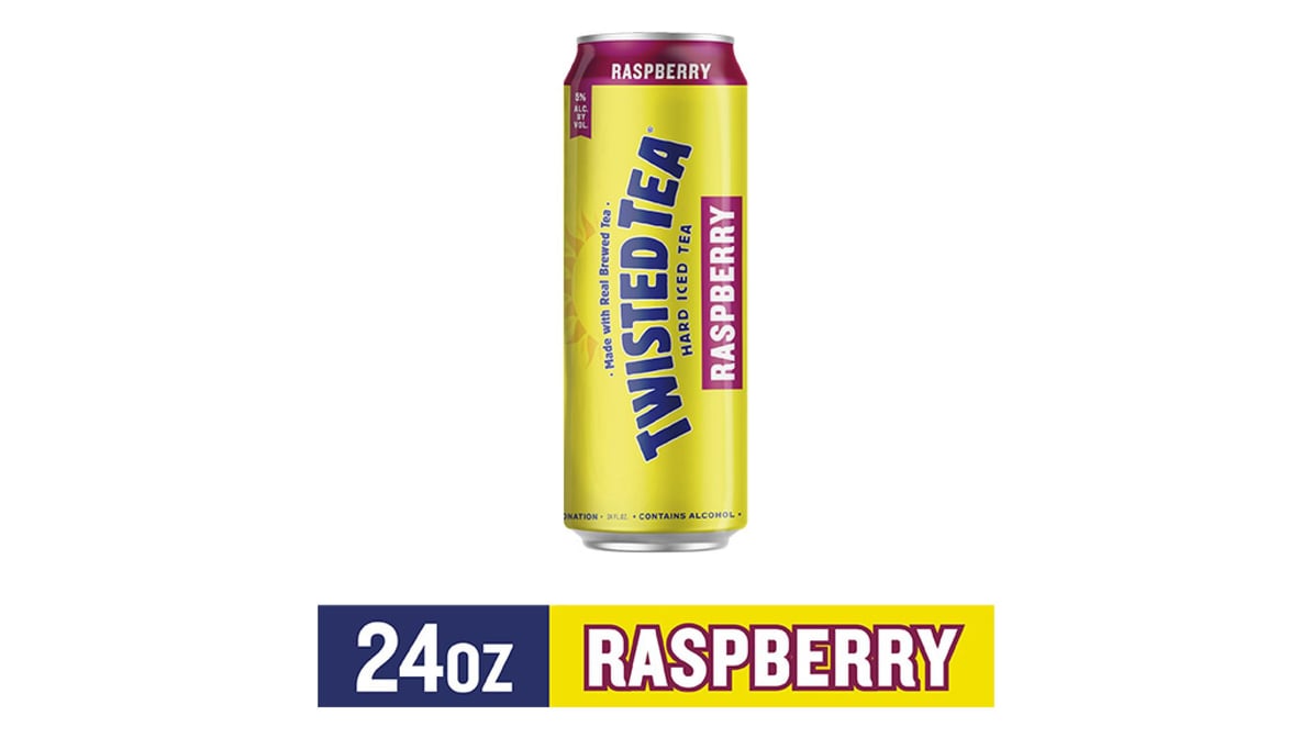 Twisted Tea Hard Iced Tea Raspberry Can (24 oz)