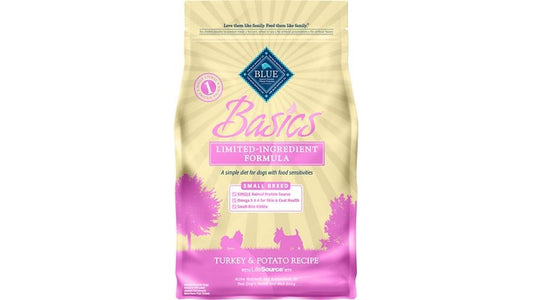 Blue Buffalo Basics Dog Food Turkey and Potato Recipe Small Breed (4 lb)