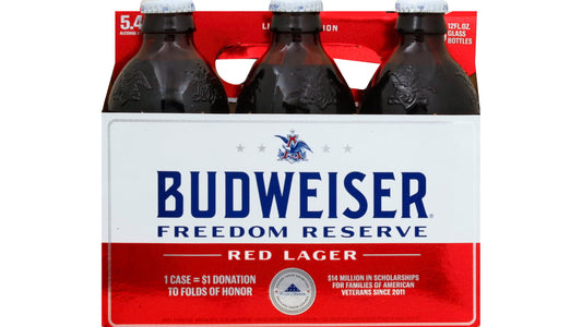 Budweiser Freedom Reserve Red Lager (12 oz x 6 ct)