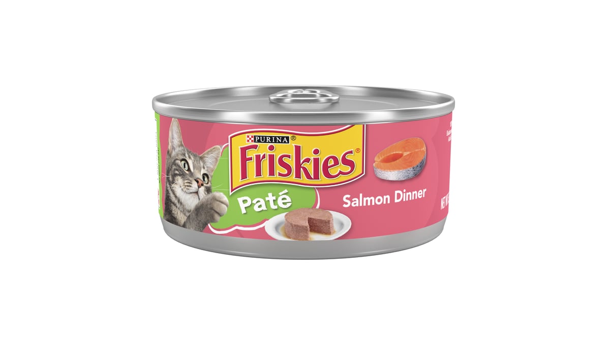 Purina Friskies Pate Salmon Dinner Wet Cat Food (5.5 oz)