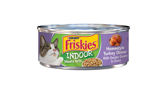 Friskies Indoor Pate Cat Food Homestyle Turkey Dinner in Gravy (5.5 oz)