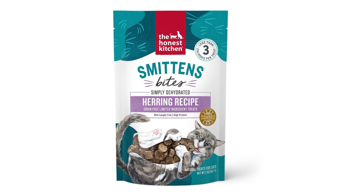 The Honest Kitchen Smittens Bites Cat Treats Herring (2 oz)