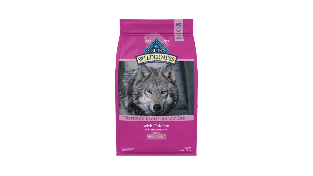 Blue Buffalo Wilderness Nature's Evolutionary Diet Small Breed Chicken Adult Dry Dog Food (4.5 lb)