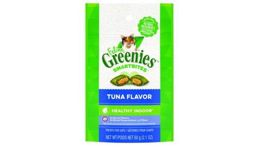 Greenies Smartbites Hairball Control Cat Treats Tuna Flavor (2.1 oz)