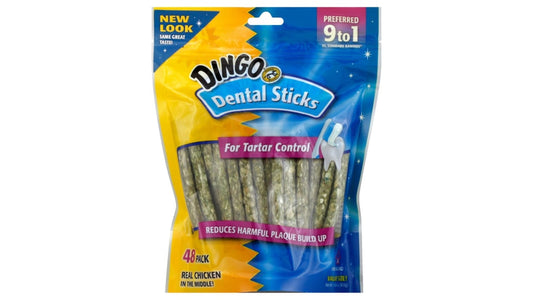 Dingo Dental Stick for All Dogs Value Size (48 ct)