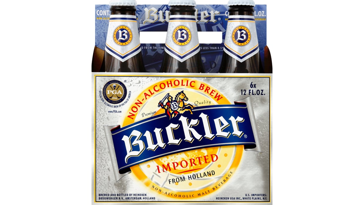 Buckler Malt Non-Alcoholic Beverage Bottles (12 oz x 6 ct)